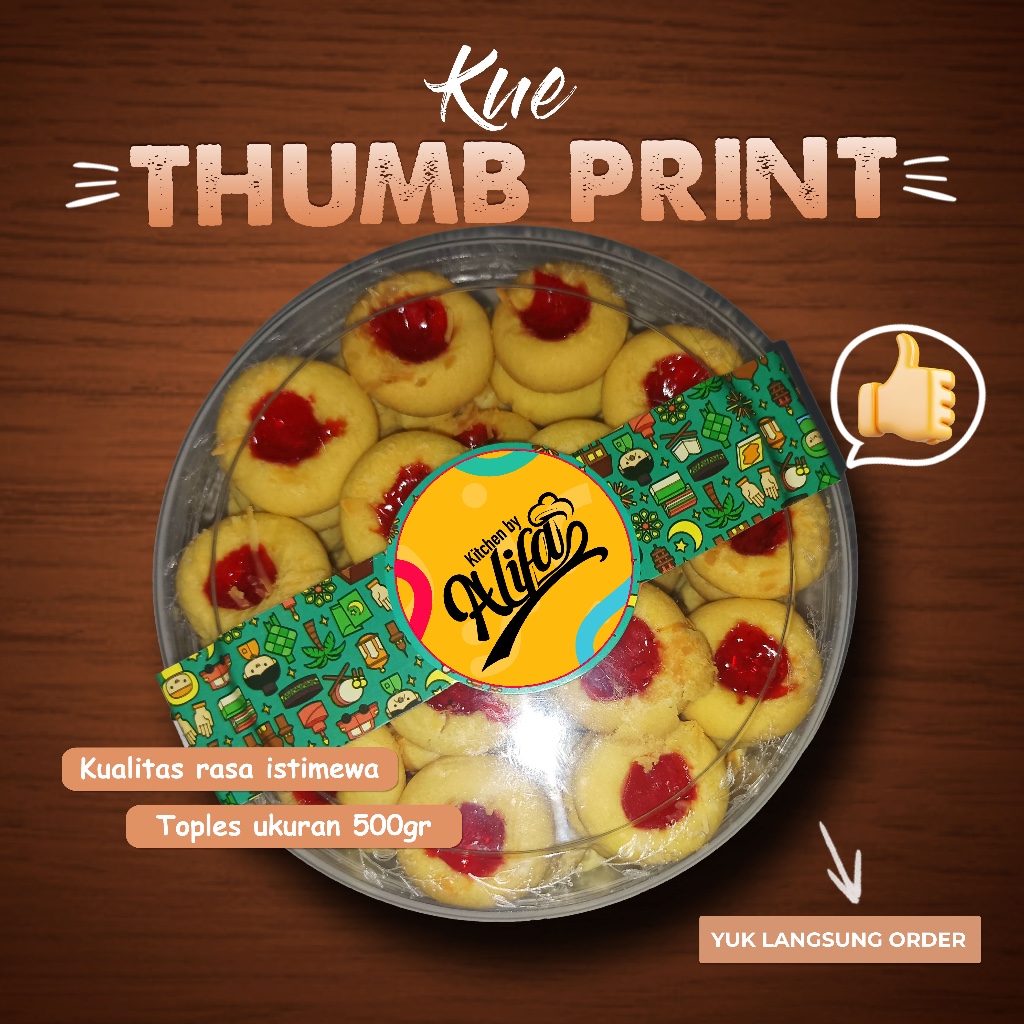 

Kue Thumbprint Homemade By Alifa