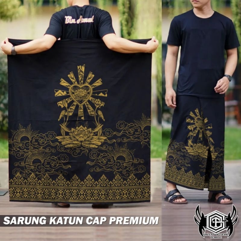 SARUNG PSHT CAP PREMIUM // SARUNG SH TERATE // SARUNG BUNGA TERATE // SARUNG PRIA TERLARIS