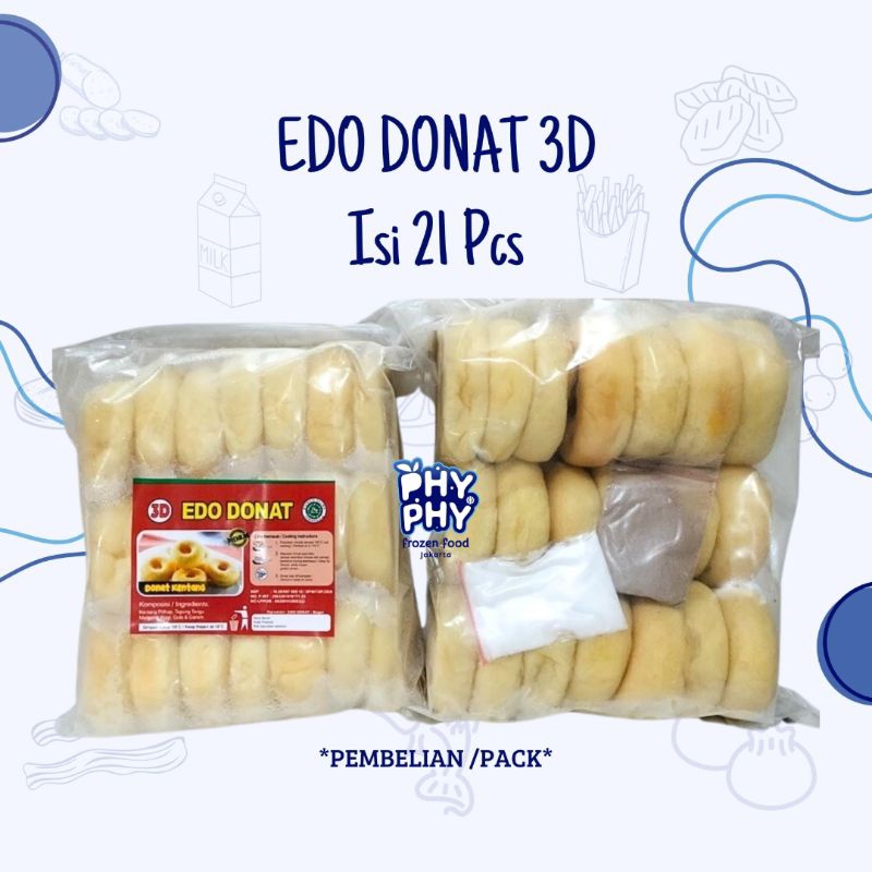 

3D Donat Kentang Frozen Food