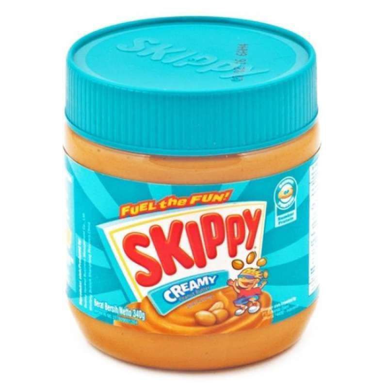 

Skippy Creamy Peanut Butter Spread Jam 340gr | Selai Kacang Halus