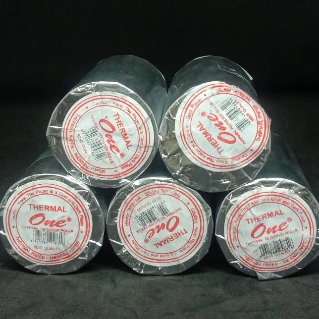 

One Thermal Paper Roll 80x50 / Kertas Struk Kasir Thermal One 80x50 Kertas Thermal