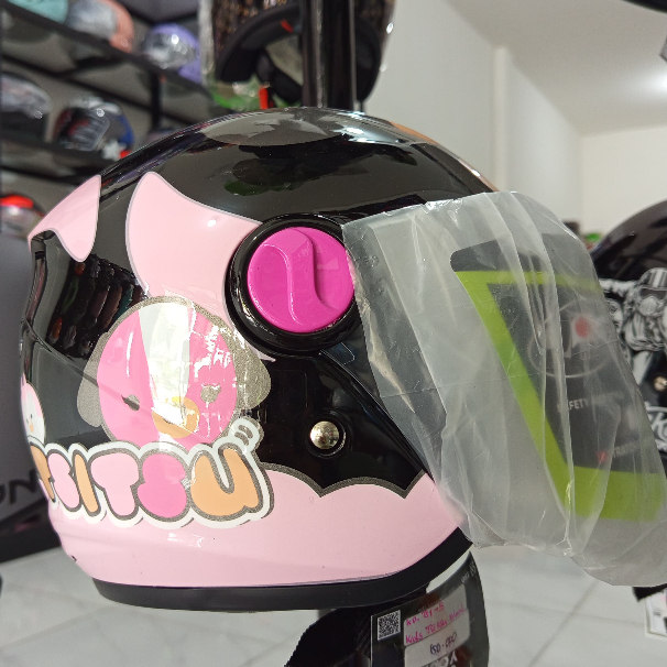 HELM JPN KIDS MOTIF TSITSU BLACK
