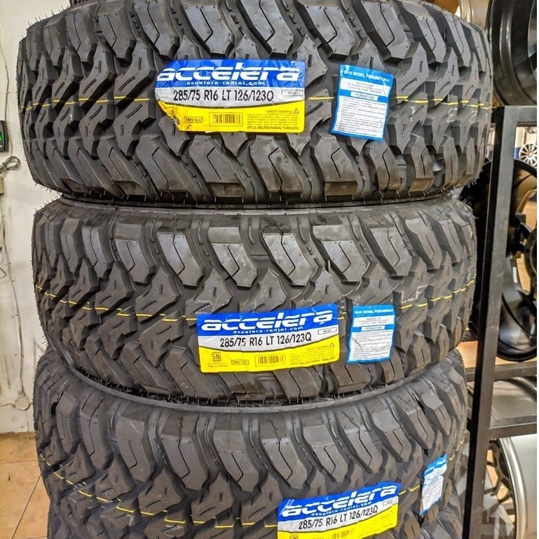 BAN MOBIL ACCELERA M/T-01 285 75 R16 BAN TUBLES MURAH RING16 RADIAL