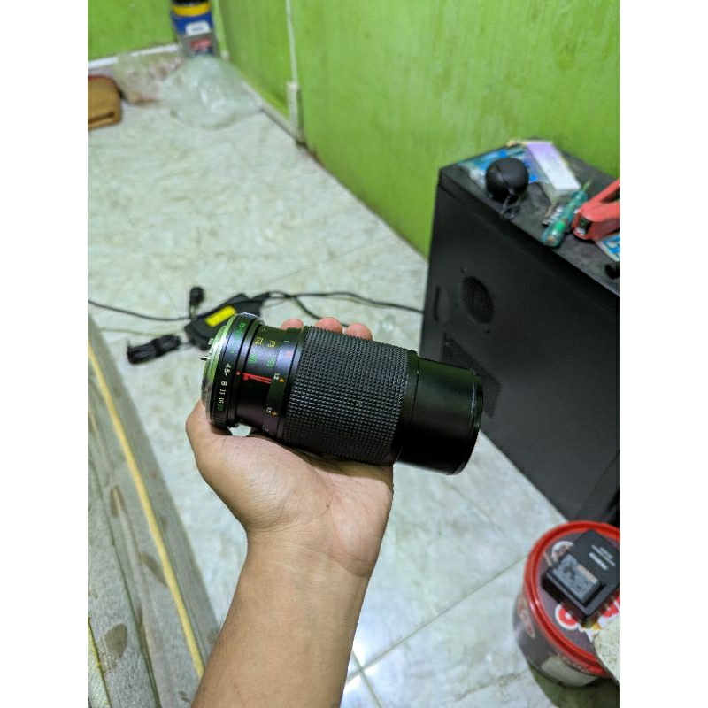 Lensa Tele Yashica 75-200 F4.5 Mount C/Y Cocok Untuk Lensbong