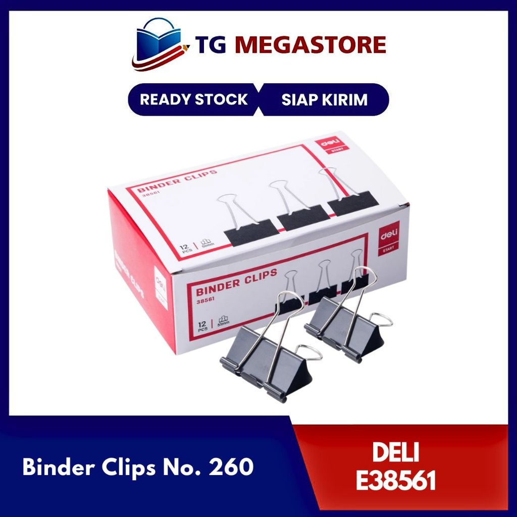 

Binder Clips Deli No. 260 - E38561