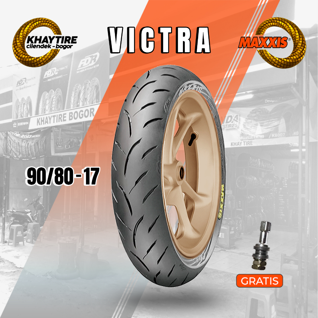 Ban Motor MAXXIS VICTRA 90/80 Ring 17 Tubeless