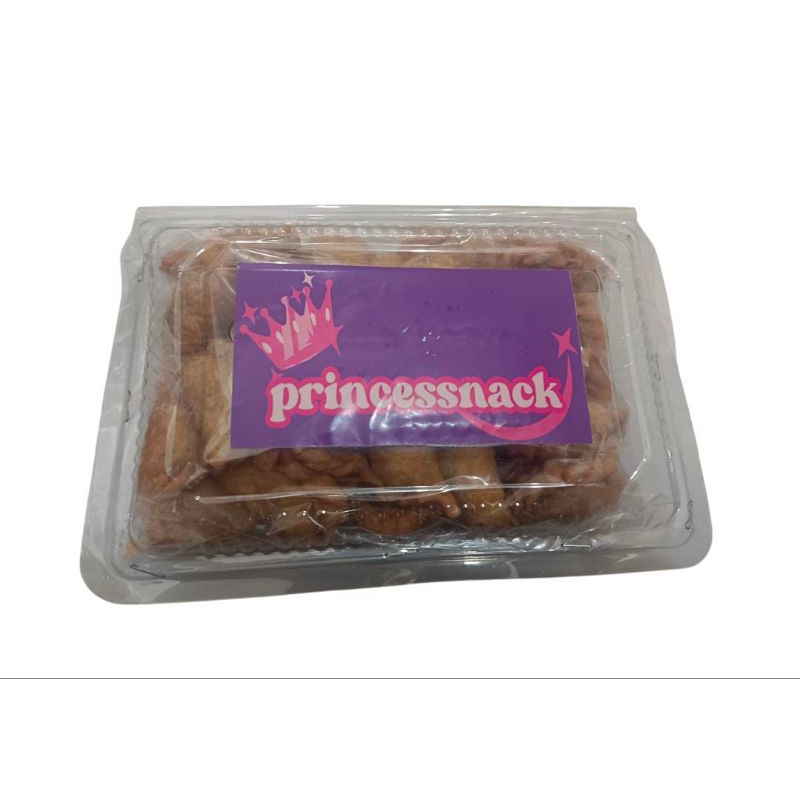 

camilan Princes snack pastel abon kemasan mika berat kurleb 250gr homemade