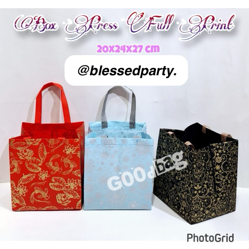 

12pcs Box Press Goodiebag Paperbag Hampers Event Ulang Tahun Seminar m
