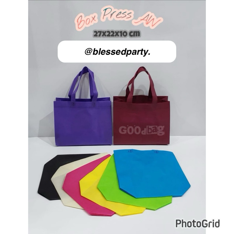 

12pcs Box Press Aw Goodiebag Paperbag Hampers Event Ulang Tahun Seminar