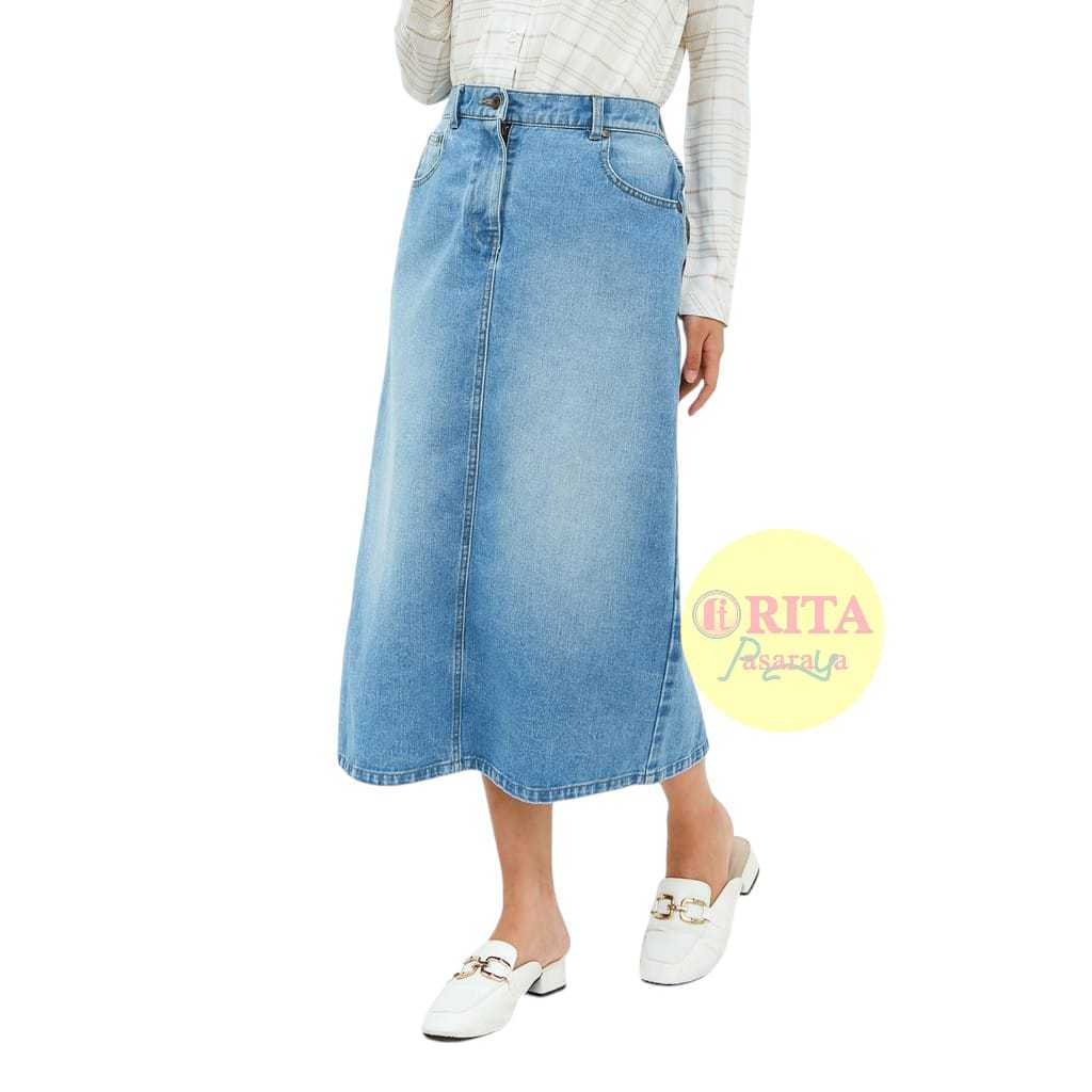 Geela Ismaya Rok Jeans Wanita