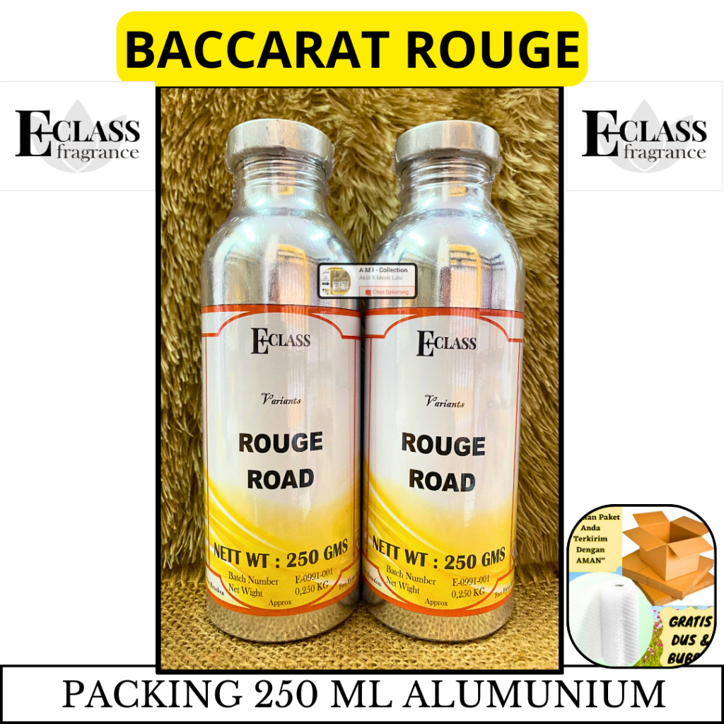 Bibit Parfum BACCARAT ROUGE 250 ML ORIGINAL ECLASS FRAGRANCE - Parfume Baccarat Rouge Murni Tanpa Ca