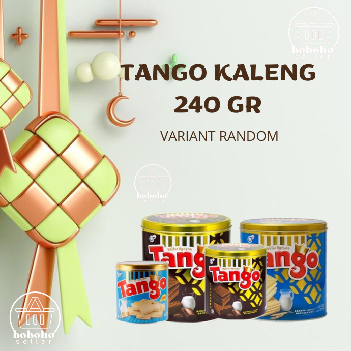 

TANGO Wafer Kaleng Rasa Kue Lebaran Chocolate / Vanilla Kaleng 240gr