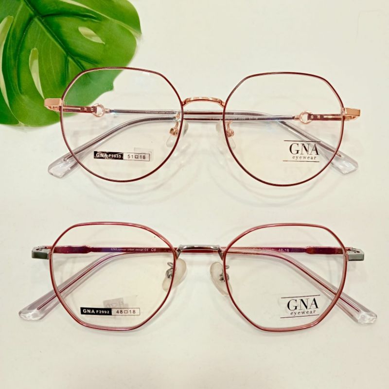 Optik Ketabang Kacamata Wanita Premium GNA Metal Frame Kokoh