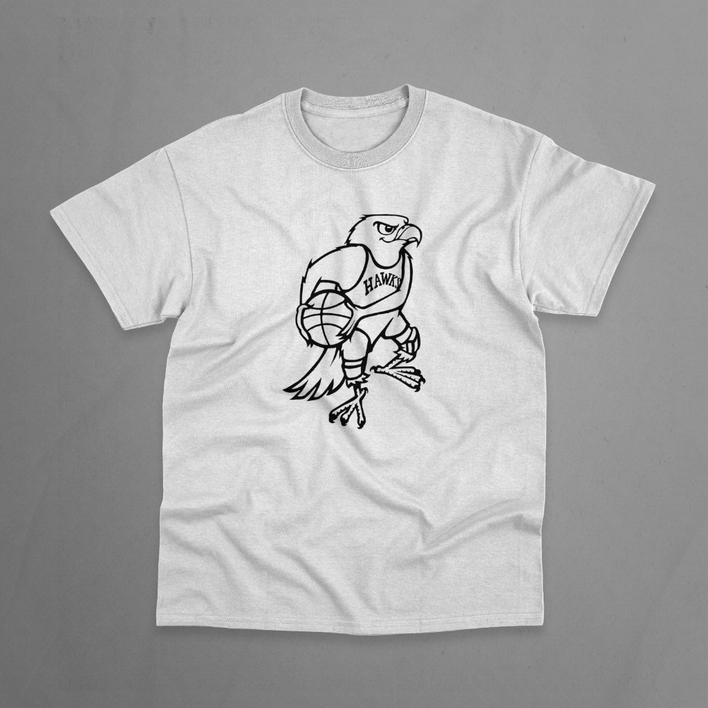 KAOS HAWKS // T-SHIRT HAWKS // ATLANTA HAWKS // T-SHIRT BASKET NBA // KAOS BASKET NBA // 017