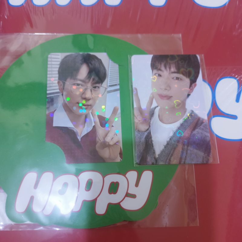 [Readystock] Official BTS Jin Happy POB Preorder Benefit JPFC Set