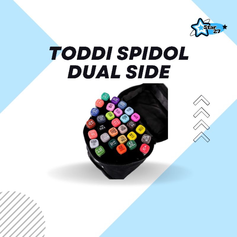 

Toddi Spidol Dual Side Fine Art Marker 30 Color - T30