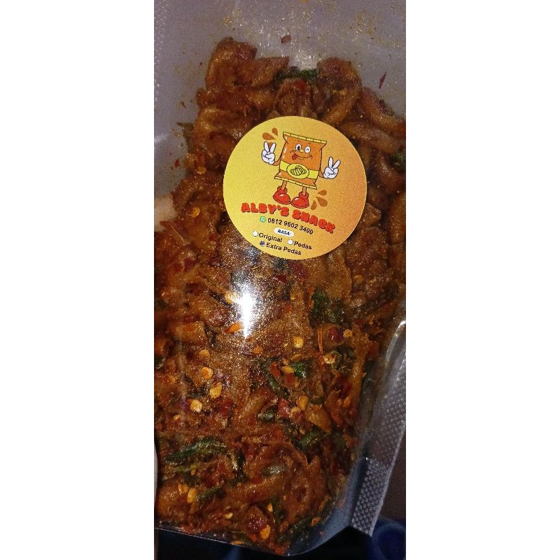 

makaroni bantet pedas ekstra daun jeruk 100gr camilan Snack food