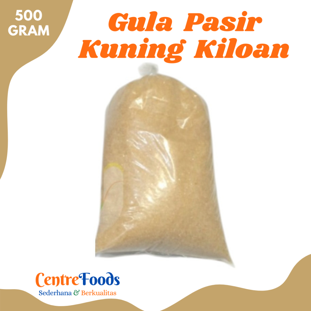 

GULA PASIR Kuning - Gula Pasir Curah Kiloan | 500gr [ Harga Per 0,5 Kg ]