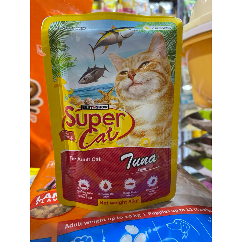 Super Cat for Adult wet food pouch