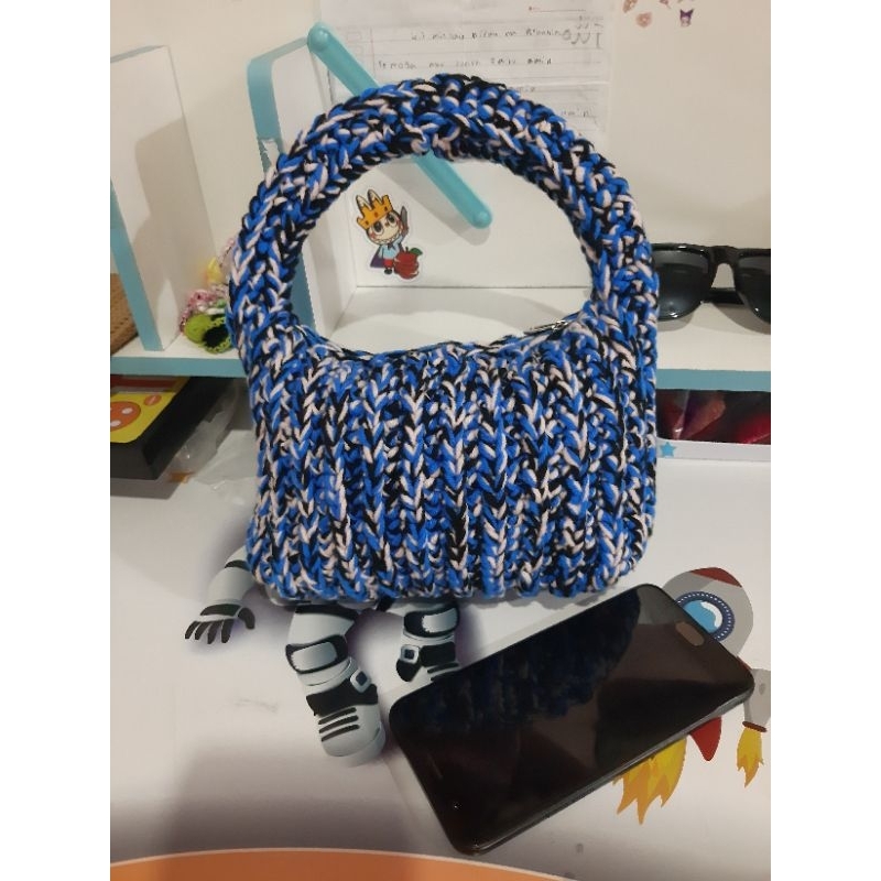 Tas Rajut Handmade Miumiu cable