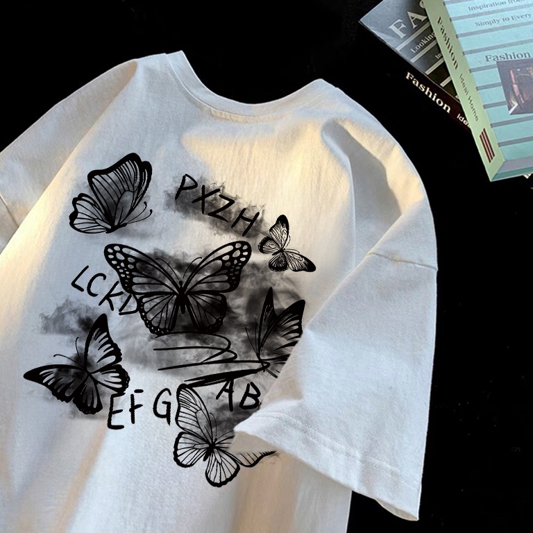 Paling Disukai Forteid Tshirt Lengan Pendek Baju Kaos Oversize Wanita Baju kaus wanita korea Baju At