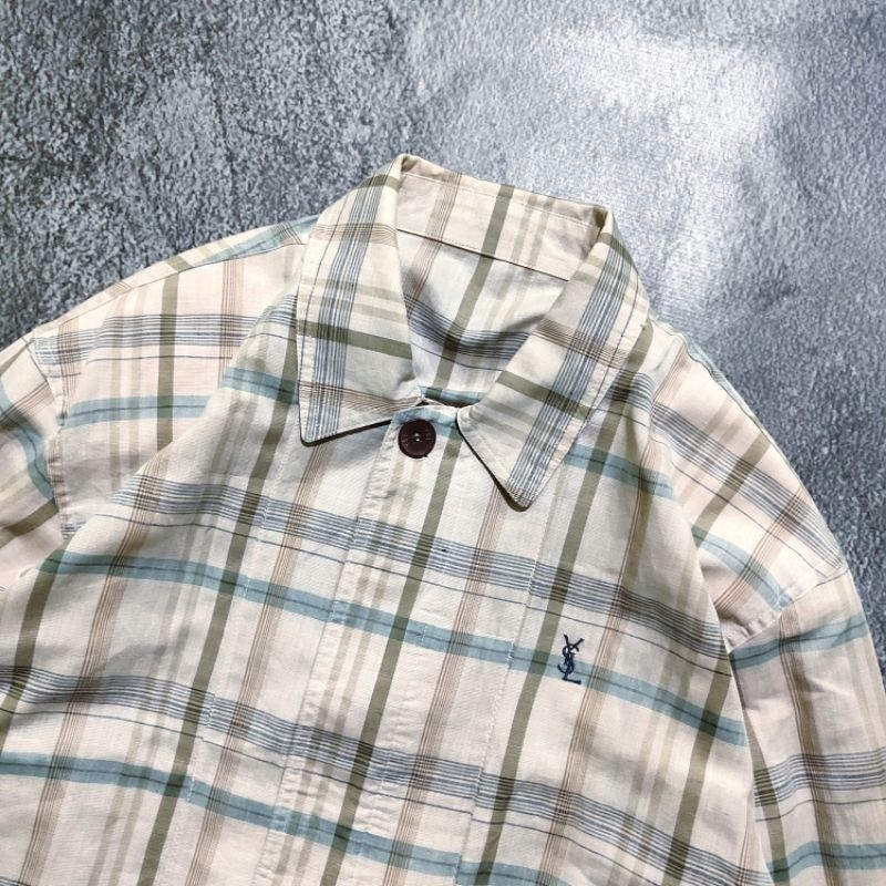 jaket ysl second bekas