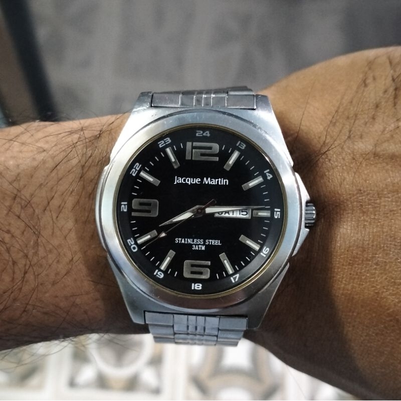 jam tangan ORIGINAL JACQUE MARTIN MENSWATCH