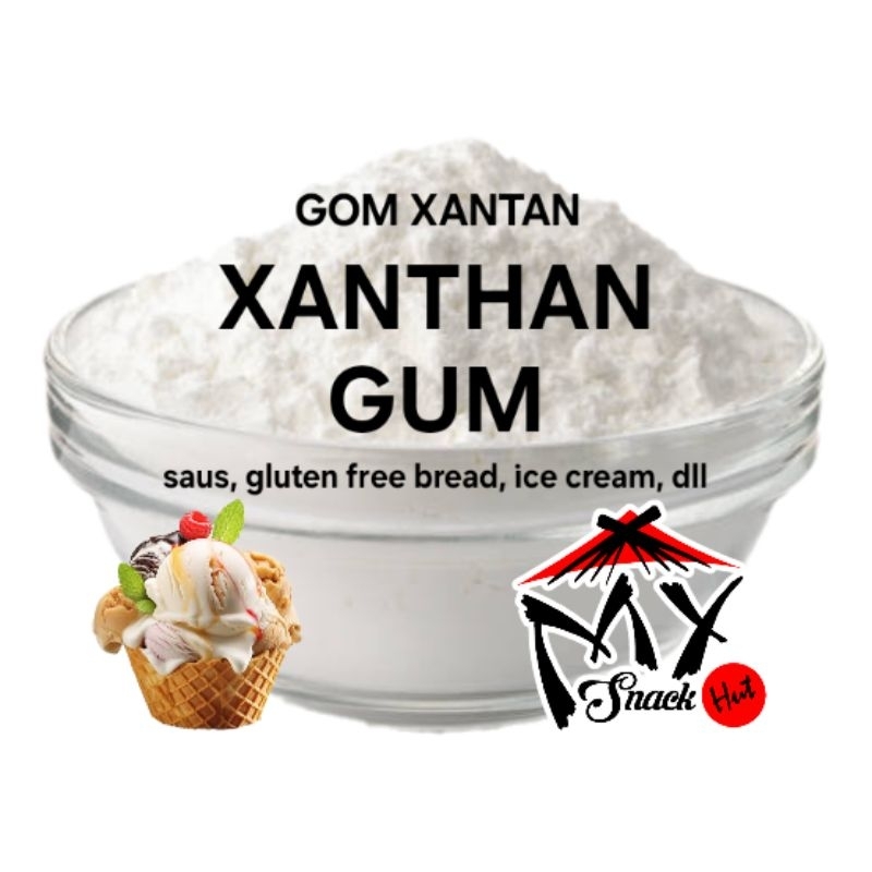 

XANTHAN GUM 250GR FOOD GRADE PENGENTAL STABILIZER EMULSIFIER SAUS SALAD DRESSING ICE CREAM SANTAN GAM
