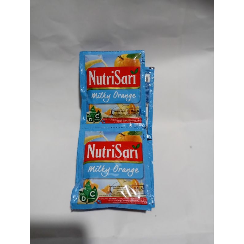 

NUTRISARI MINUMAN INSTAN SACHET MILKY ORANGE (ISI 10)