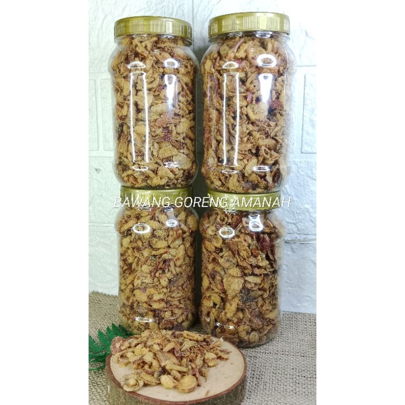 

Bawang goreng asli kemasan 4Toples,enak,virall
