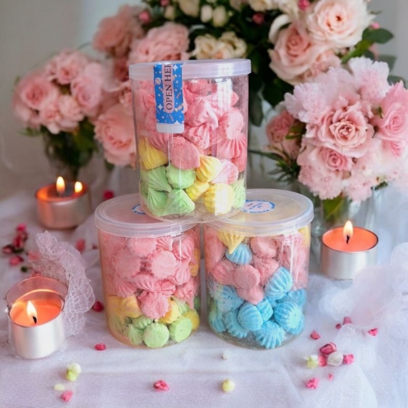 

Meringue cookies Permen kapas cookies viral terlaris