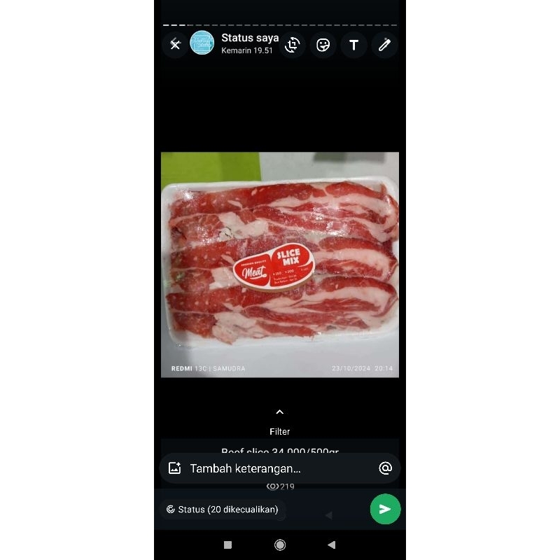 

beef slice