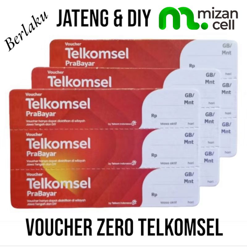 VOUCHER ZERO TELKOMSEL (jateng)