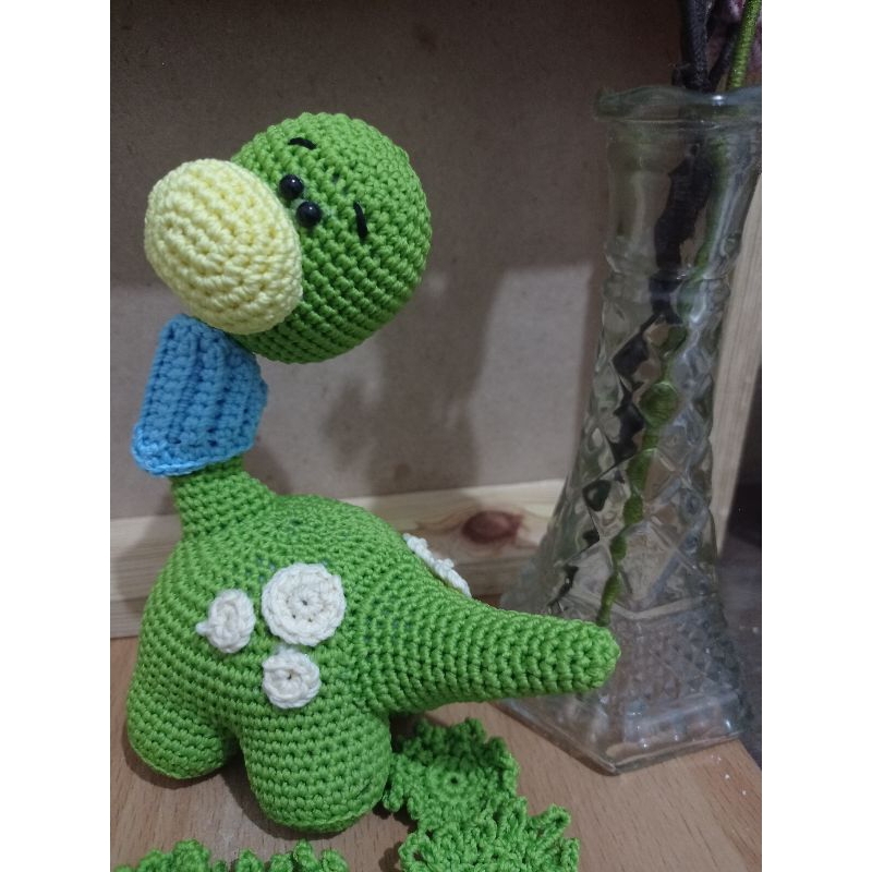 Dino crochet amigurumi/boneka Dino rajut