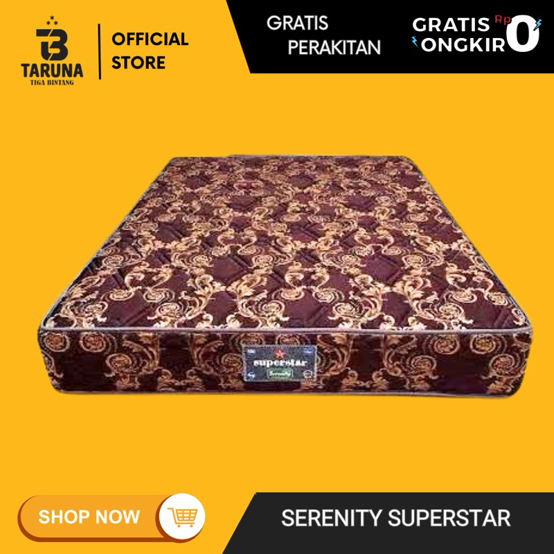 SPRINGBED ELITE SERENITY SUPERSTAR UKURAN 160*200 KASUR SERENITY TERMURAH
