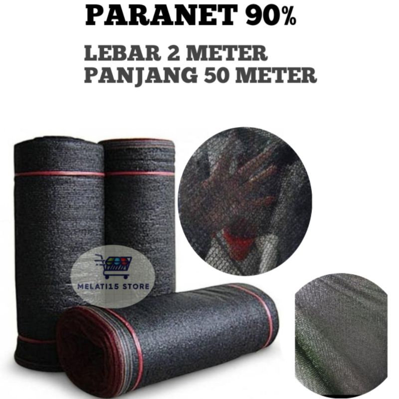 Paranet 90% Lebar 2 Meter panjang 50 Meter