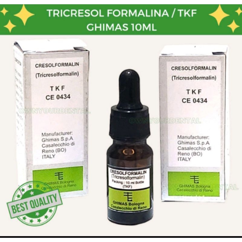 Dental Eugenol chkm tkf formalin / endodontic