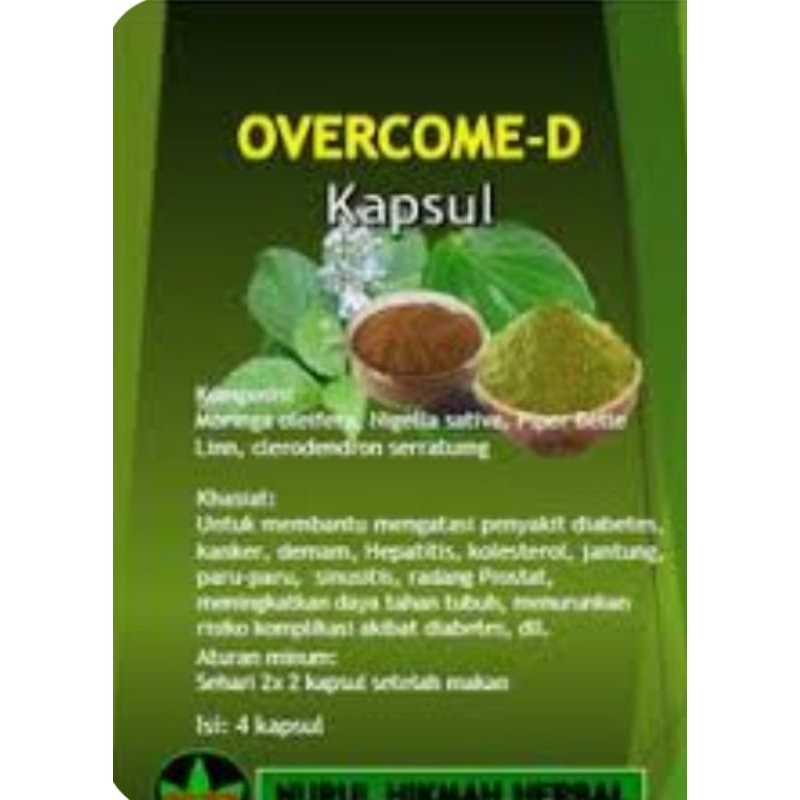 

Herbal untuk diabetes overcome-d kapsul