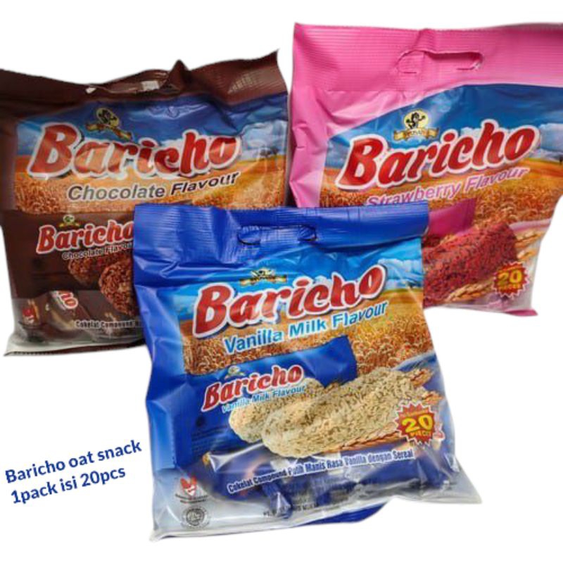 

Baricho oat snack sehat 20x7gr cocok untuk hampers lebaran