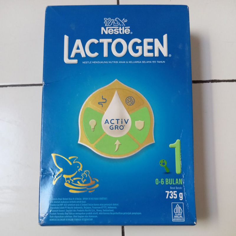 

Susu Lactogen 1 Rasa Original 735gr