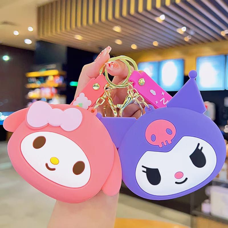 gantungan kunci sanrio dompet koin jelly,dompet gantungan,gantungan Sanrio dompet