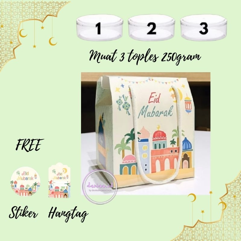 

Paper Bag IDUL FITRI, Tas Snack Ramadhan, Tas Kue Lebaran, Tas Hampers Lebaran