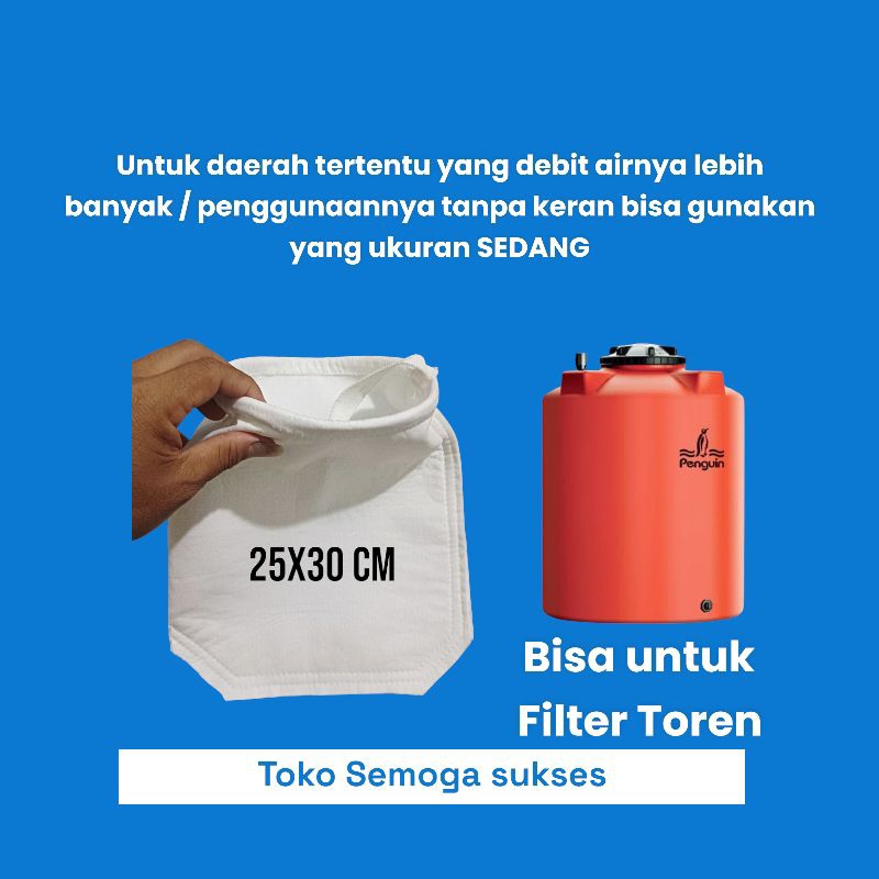 Saringan Air kain Filter Air Kran Kain Penjernih Air Saringan Air Kain Kamar mandi  Filter Air Kain