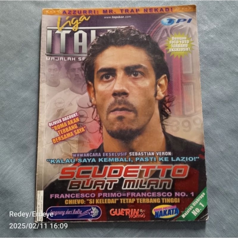 Majalah Liga Italia Februari 2003