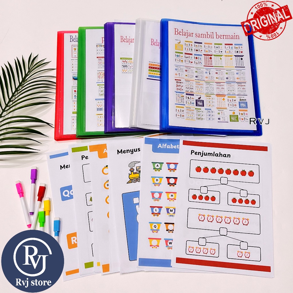 

Rvj store - Buku Aktivitas Pertamaku Worksheet Anak Pra TK 2 3 4 Tahun Paud Buku Edukasi Anak Bisa Dihapus Wipe And Clean Activity