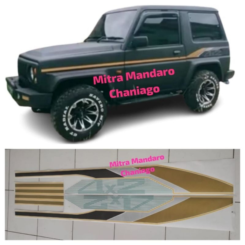 stiker mobil Taft GT 4x2/ stiker Taft GT Rocky