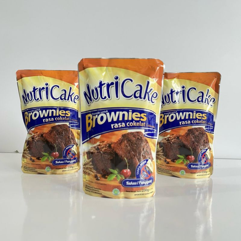 

Puding Susu Nutricake Nutrijell Brownies 230gr ( Pcs ) [ Original ]