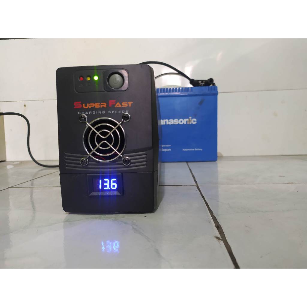 UPS Modifikasi Modif PROLINK PRO700SFC Super Fast Charging Line Interactive 650VA External Aki 12v