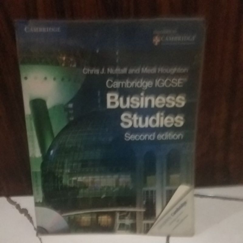 Cambridge igcse business studies Second Edition