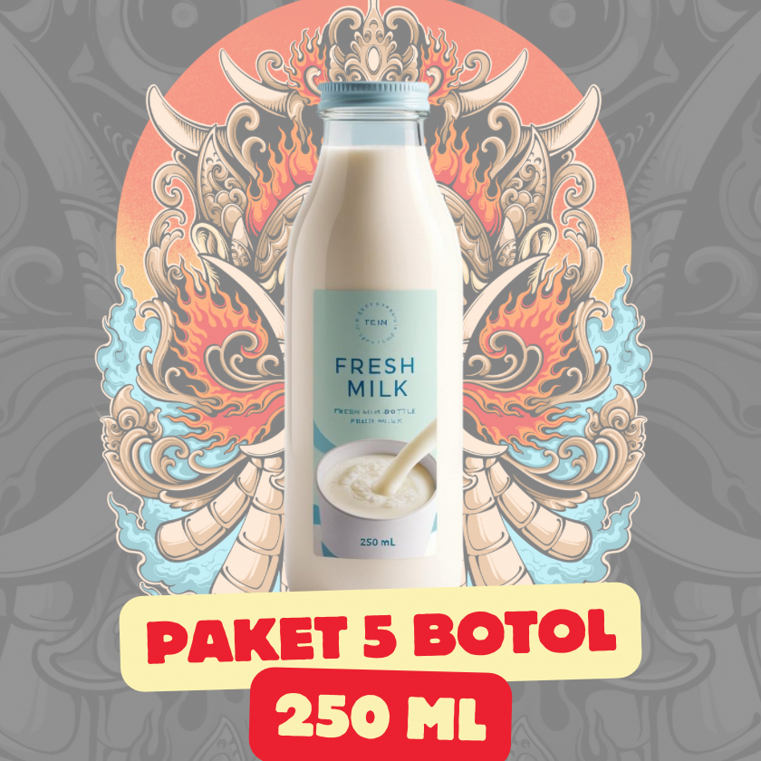 

Diranshop Susu Segar pilihan paket 5 PCS ukuran 250 ML